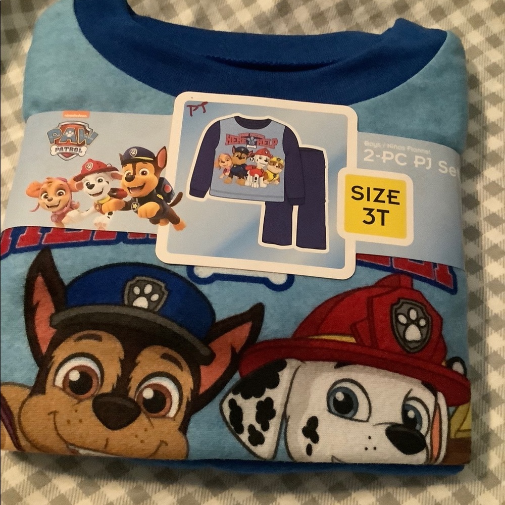 NWT. 2 piece Paw Patrol PJ Set 3T